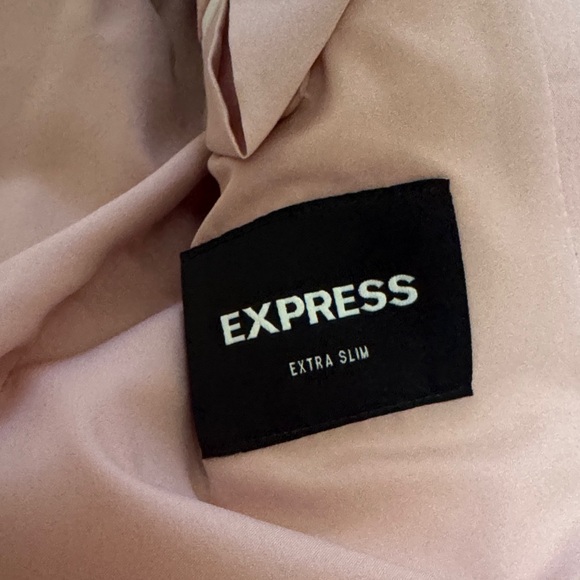 Express Women's Pink Blazer and Pants Set - Picture 8 of 8
